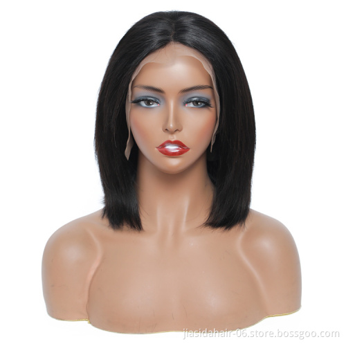 Indian Virgin Human Hair Wigs,Brazilian Peruvian 4X4 13x4 Cuticle Aligned Lace Front Closure Wig for Black Women